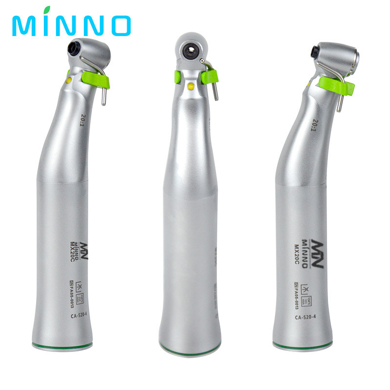 दंत चिकित्सा के लिए विपरीत कोण सिर 20:1 विपरीत कोण कम गति हैंडपीस कटौती प्रत्यारोपण सर्जरी एस-मैक्स SG20 कारतूस रोटर