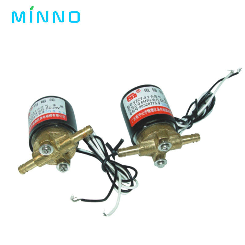 दंत इकाई सोलेनोइड वाल्व DC/AC 24V 0-0.6MPa दंत कुर्सी विद्युत चुम्बकीय वाल्व