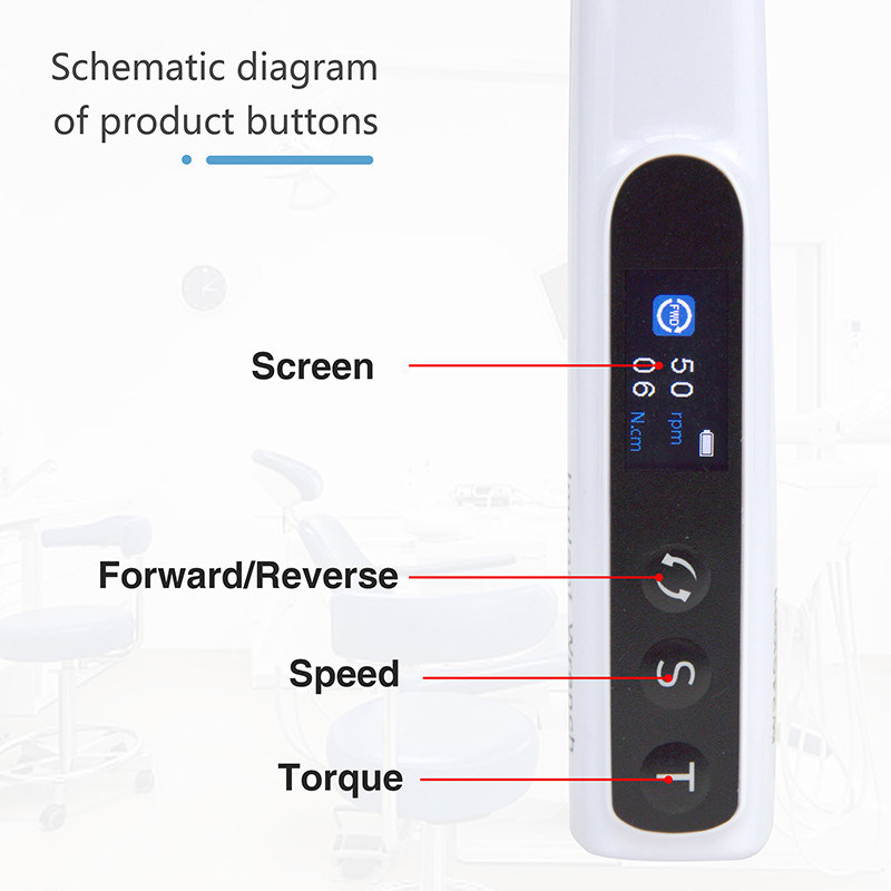डेंटल कॉर्डलेस 360° घूर्णन मिनी टॉर्क कुंजी BetterWay मोटर एक्स से एंडोडोंटिक इम्प्लांट एबटमेंट लगाव और आर के लिए